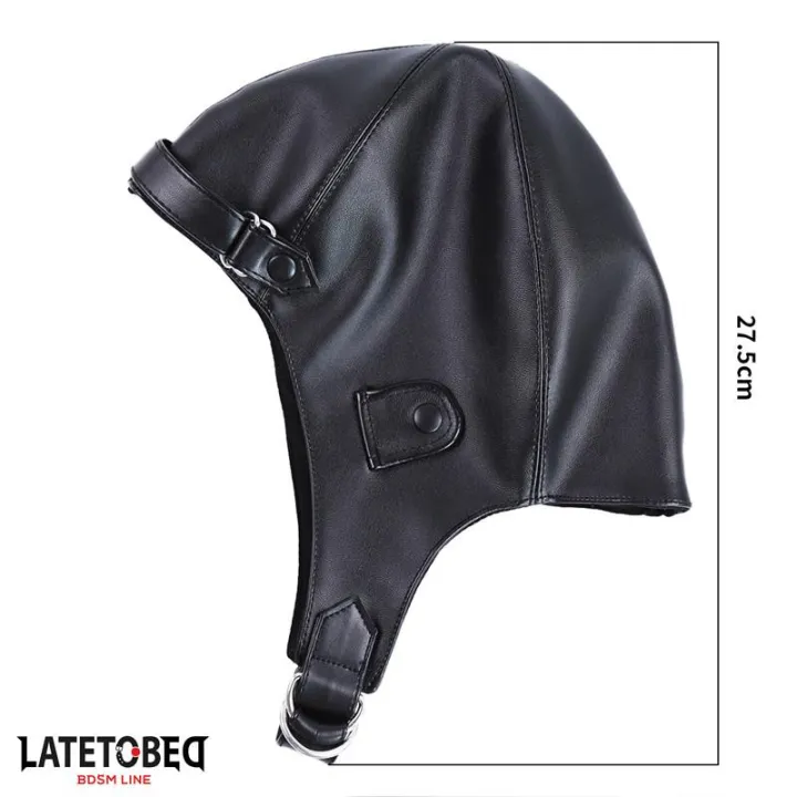 Capucha Negra Talla Única de Latetobed Bdsm Line