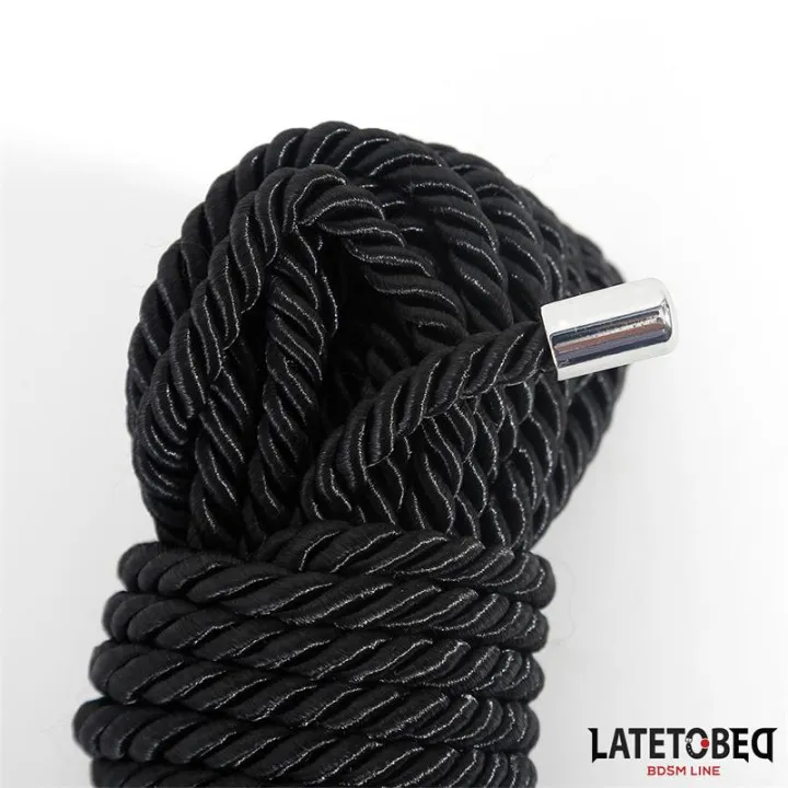 Cuerda de Bondage 10m Negro de Latetobed Bdsm Line