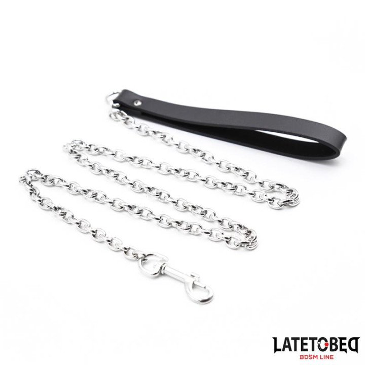 Correa Metálica Negra 100cm de Latetobed Bdsm Line | VibraZon