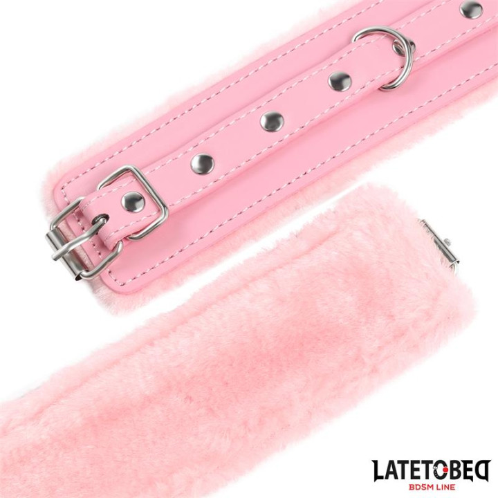 Esposas Peluche Premium Rosa de Latetobed Bdsm Line | VibraZon