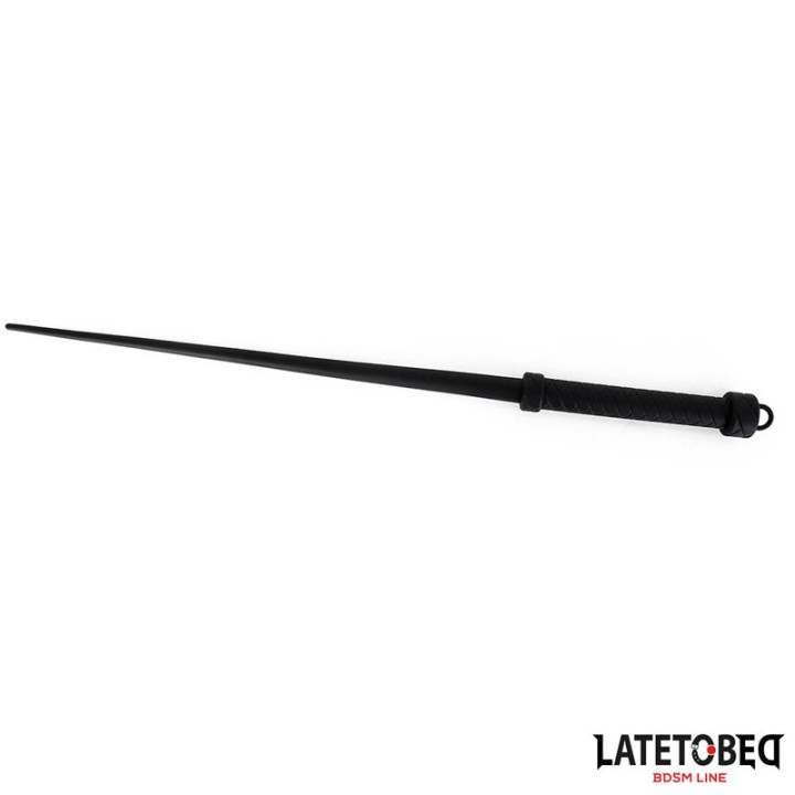 Látigo de Silicona Negro 63.5cm de Latetobed Bdsm Line | VibraZon
