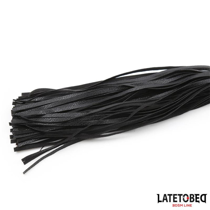Flogger Negro 48.5cm de Latetobed Bdsm Line | VibraZon