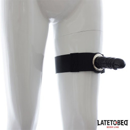 Pene Pequeño Multiposición Pierna Negro de Latetobed Bdsm Line | VibraZon