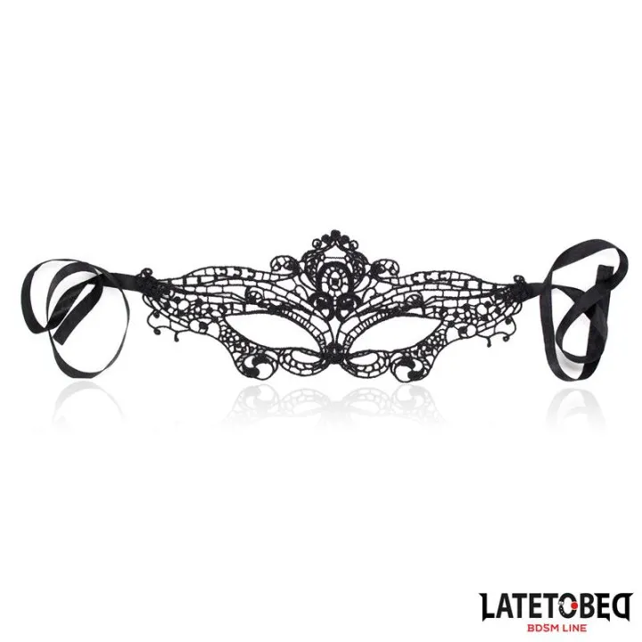 Antifaz Elegante Negro de Latetobed Bdsm Line