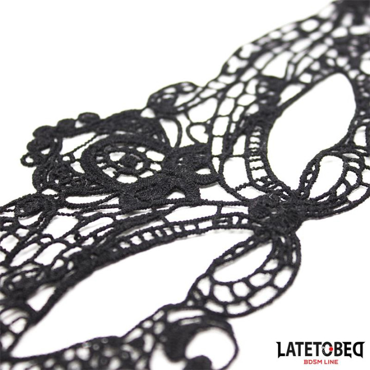 Antifaz Elegante Negro de Latetobed Bdsm Line | VibraZon