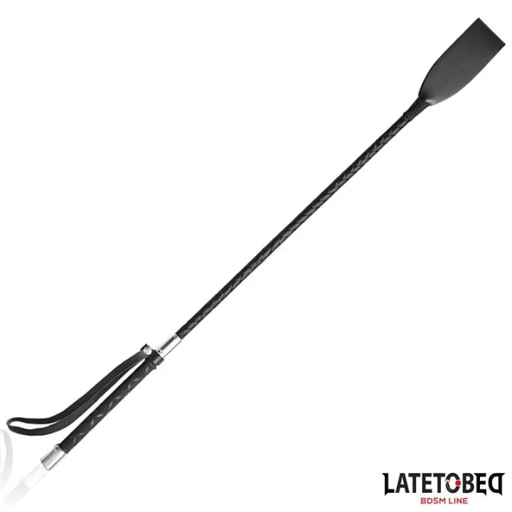 Fusta Clásica Detalles Plata 60cm de Latetobed Bdsm Line