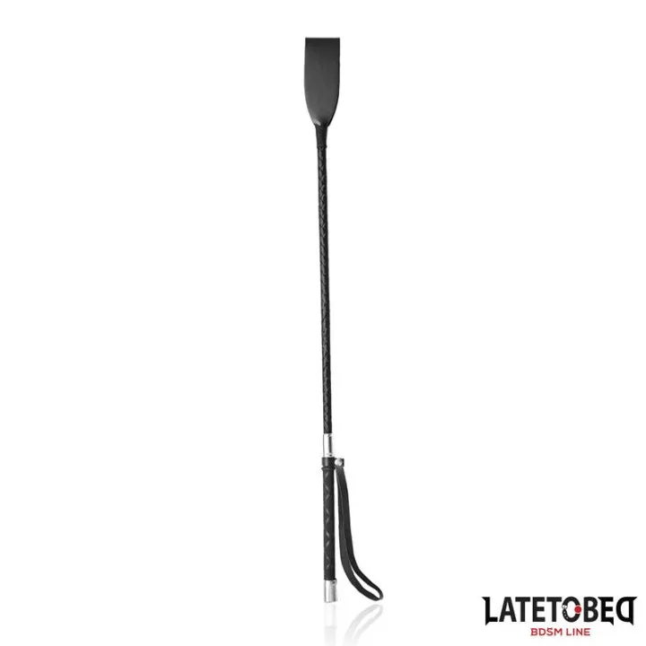 Fusta Clásica Detalles Plata 60cm de Latetobed Bdsm Line