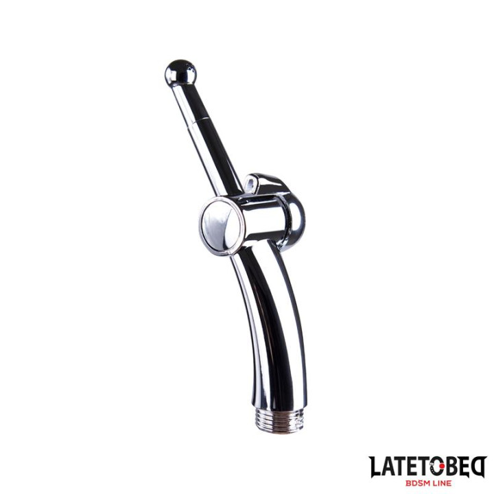 Ducha Anal con Sistema de Cierre Cromado de Latetobed Bdsm Line | VibraZon