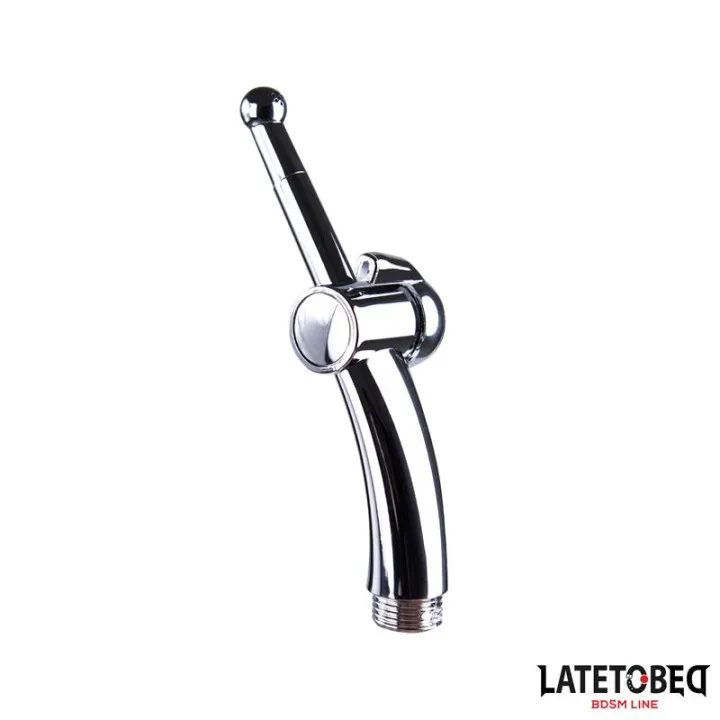 Ducha Anal con Sistema de Cierre Cromado de Latetobed Bdsm Line