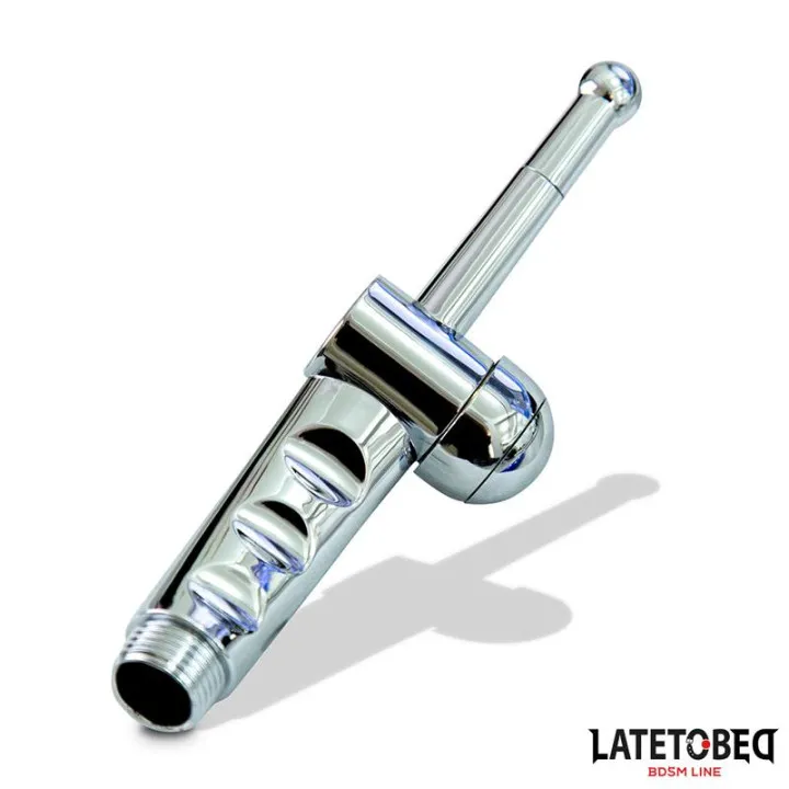 Ducha Anal con Sistema de Cierre Cromado de Latetobed Bdsm Line