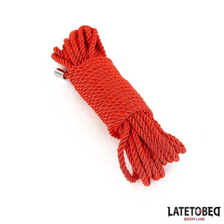 Cuerda de Bondage 10m Rojo de Latetobed Bdsm Line