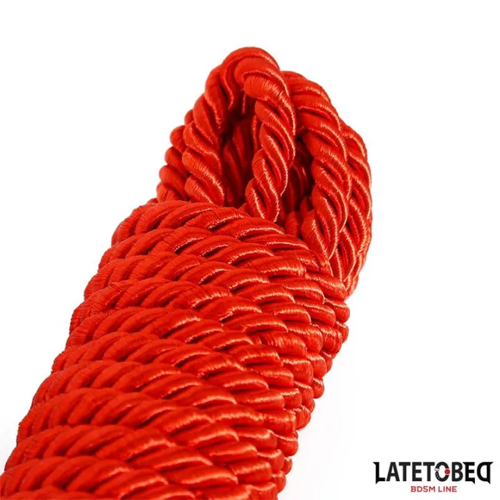 Cuerda de Bondage 10m Rojo de Latetobed Bdsm Line