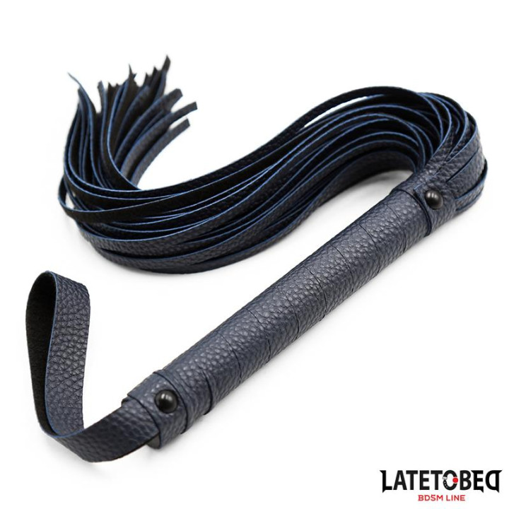 Flogger Azul Oscuro 43.5cm de Latetobed Bdsm Line | VibraZon