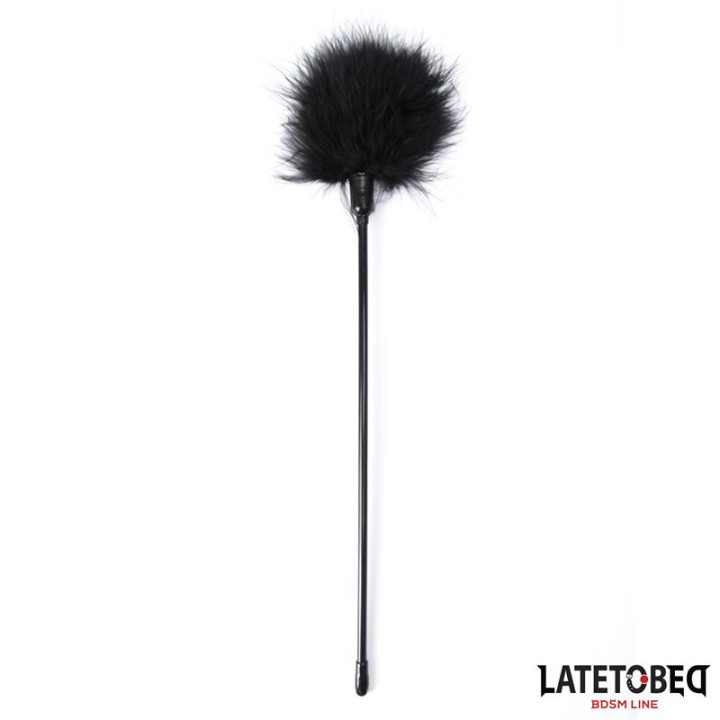 Plumero Clásico Negro 41cm de Latetobed Bdsm Line | VibraZon
