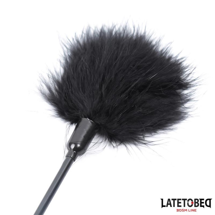 Plumero Clásico Negro 41cm de Latetobed Bdsm Line | VibraZon