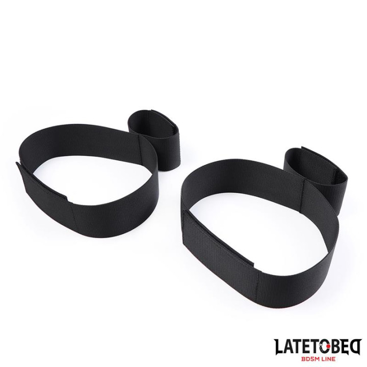 Restricciones de Manos y Muslos Nylon de Latetobed Bdsm Line | VibraZon