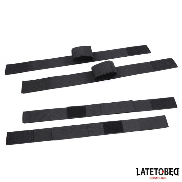 Restricciones de Manos y Muslos Nylon de Latetobed Bdsm Line | VibraZon