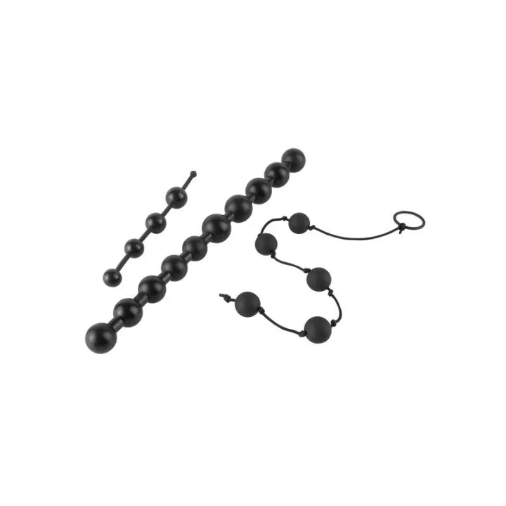 Kit Bolas Anales para Principiantes Negro de Anal Fantasy Collect.