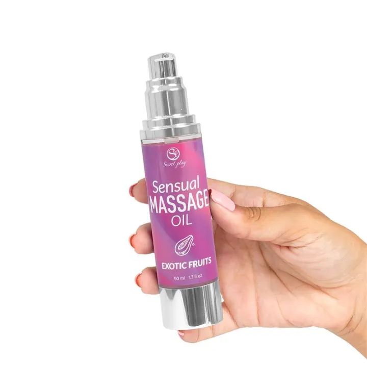 Aceite de Masaje Sensual Frutas Exóticas 50 ml. de Secret Play