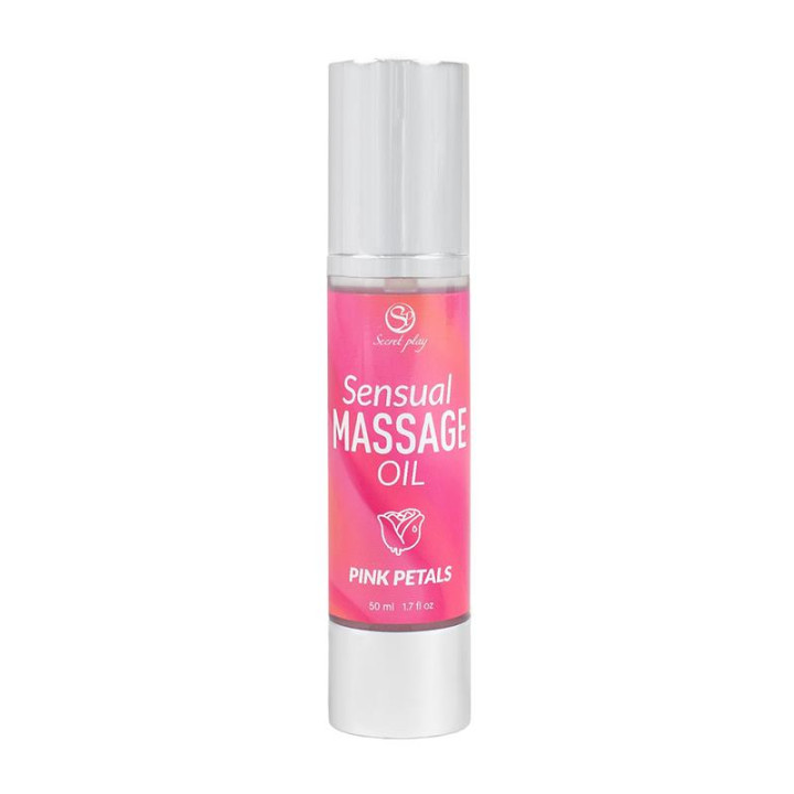 Aceite de Masaje Sensual Pétalos Rosa 50 ml. de Secret Play | VibraZon