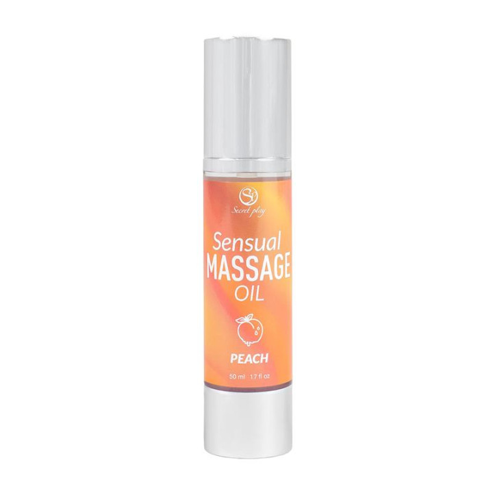 Aceite de Masaje Sensual Melocotón 50 ml. de Secret Play | VibraZon