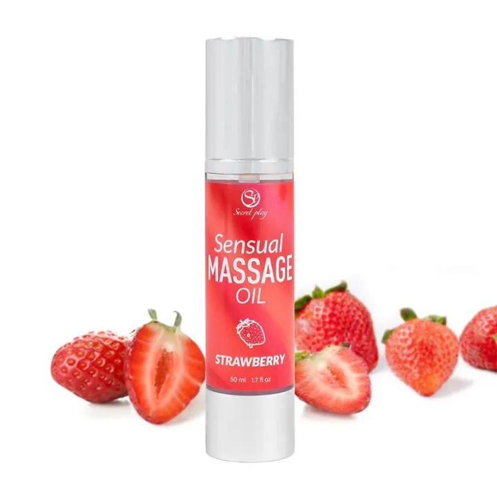 Aceite de Masaje Sensual Fresa 50ml de Secret Play