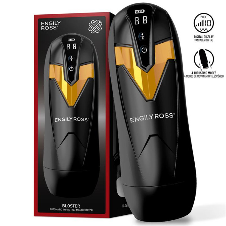 Bloster Masturbador Masculino Automático con Thrusting de Engily Ross | VibraZon
