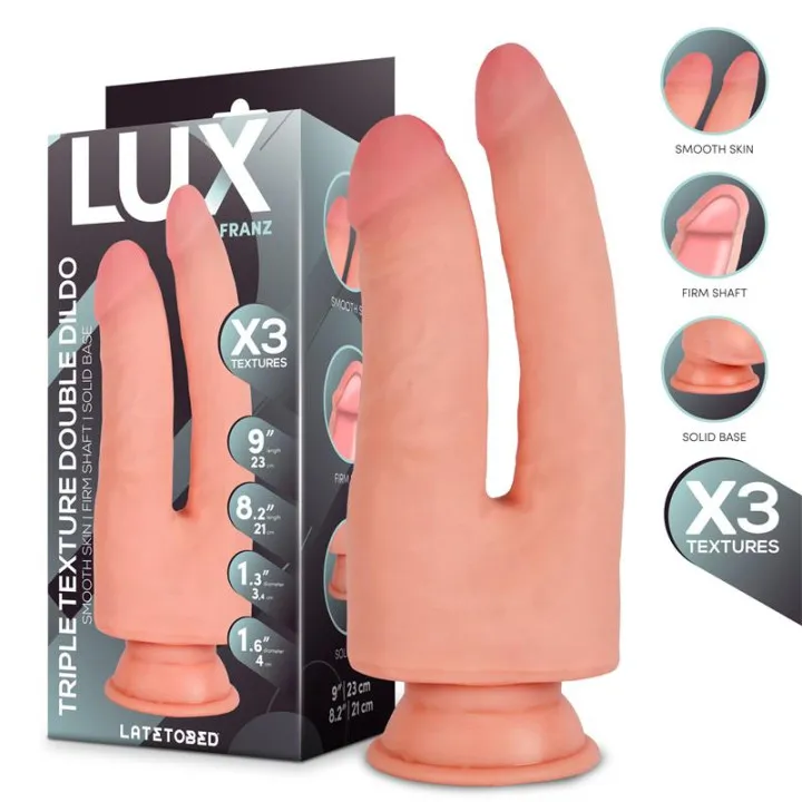 Franz Dildo Doble Triple Densidad 8.2 - 9 de Lux