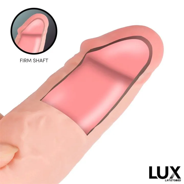 Franz Dildo Doble Triple Densidad 8.2 - 9 de Lux