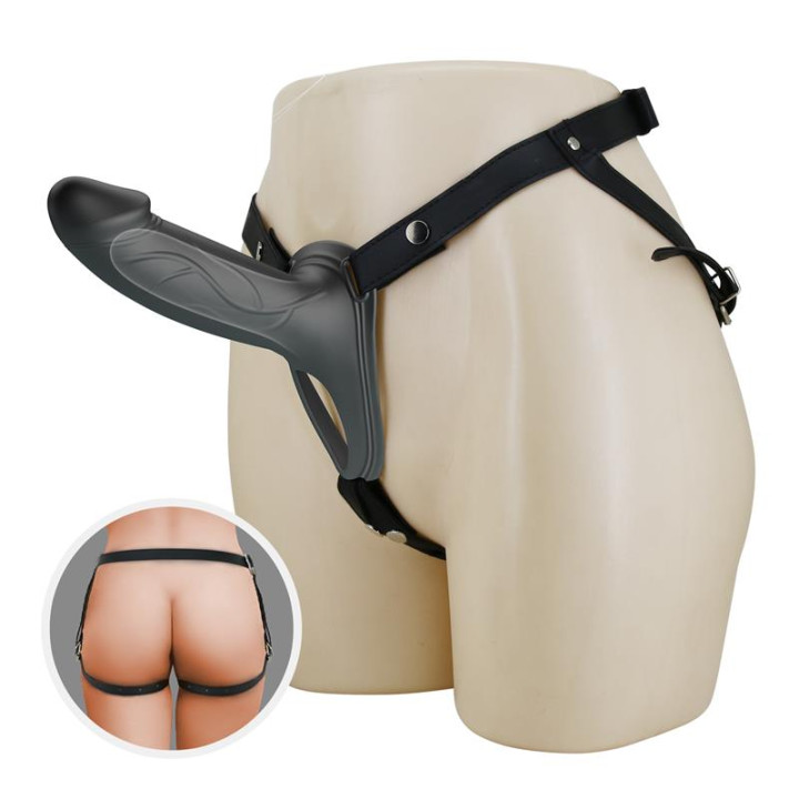 London Arnés Universal con Dildo Hueco 6.6 de Prettylove | VibraZon
