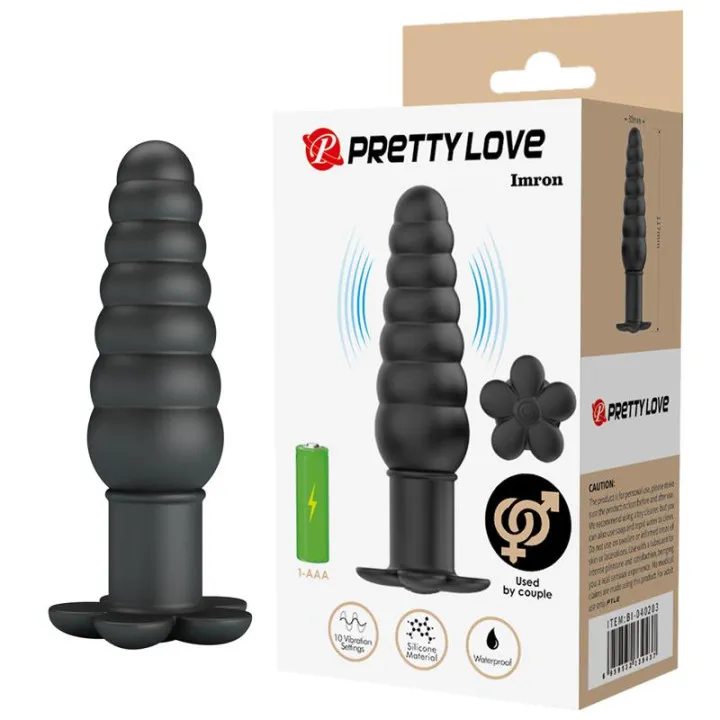 Imron Plug Anal con Vibración de Prettylove