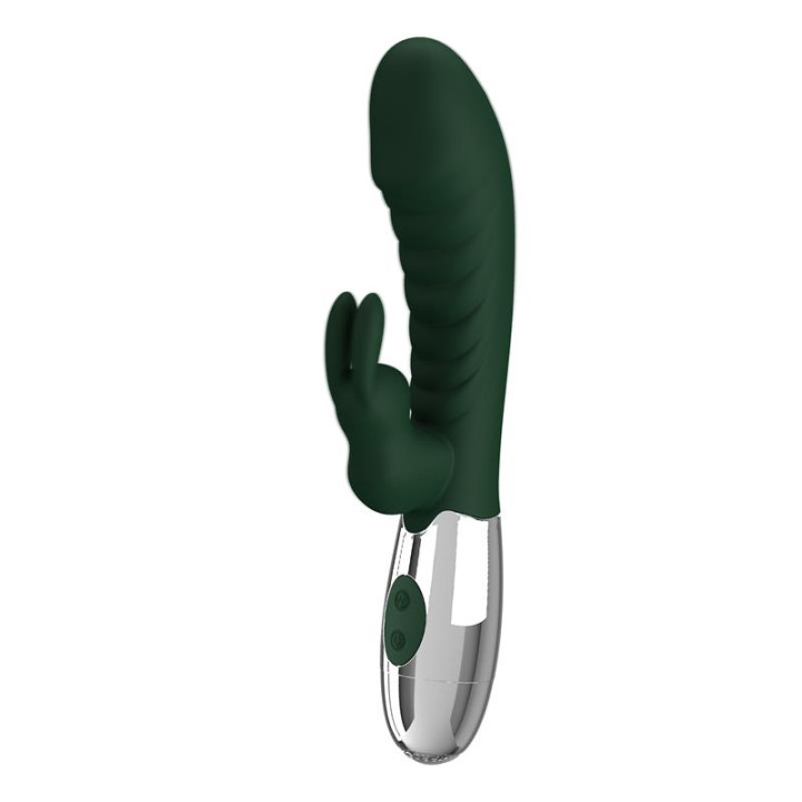Naughty Bunny Vibrador 30 Funciones Verde de Prettylove | VibraZon