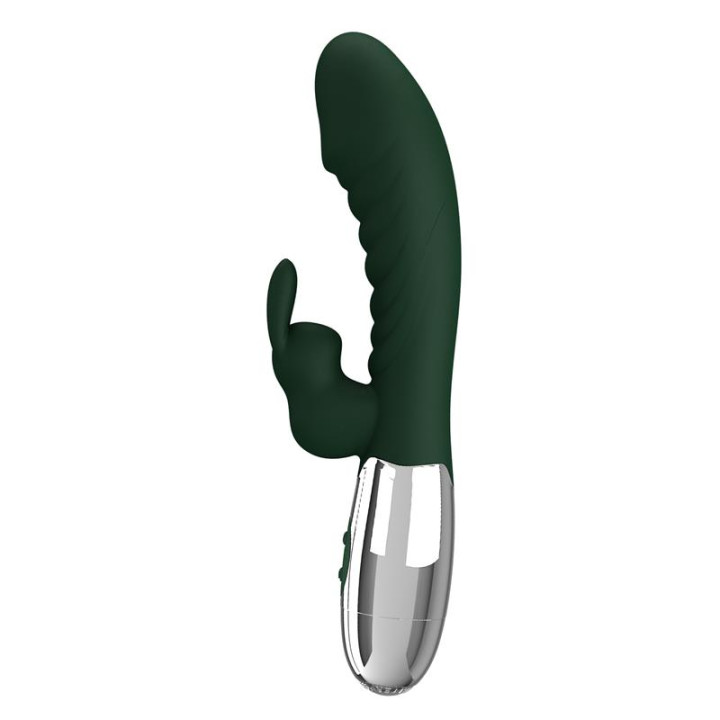 Naughty Bunny Vibrador 30 Funciones Verde de Prettylove | VibraZon