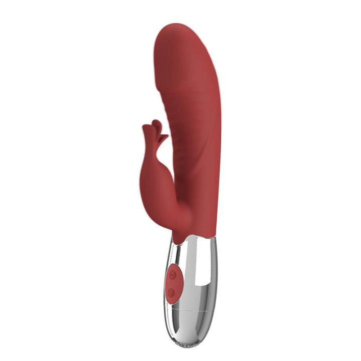 Rasmussen Vibrador 30 Funciones Rojo de Prettylove | VibraZon