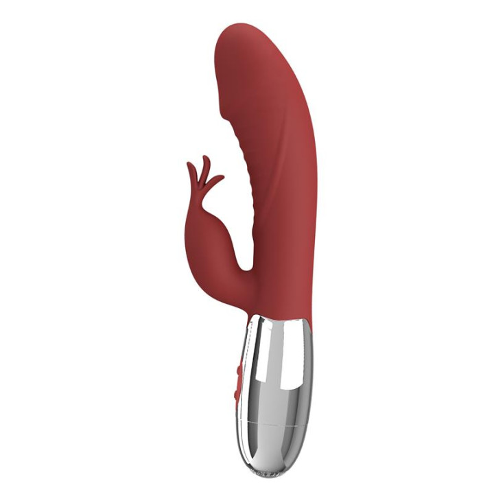Rasmussen Vibrador 30 Funciones Rojo de Prettylove | VibraZon