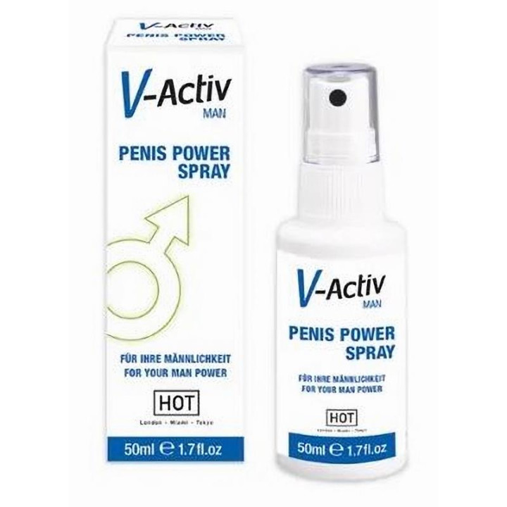 Hot V-Activ Penis Power Spray para el Pene 50 ml | VibraZon