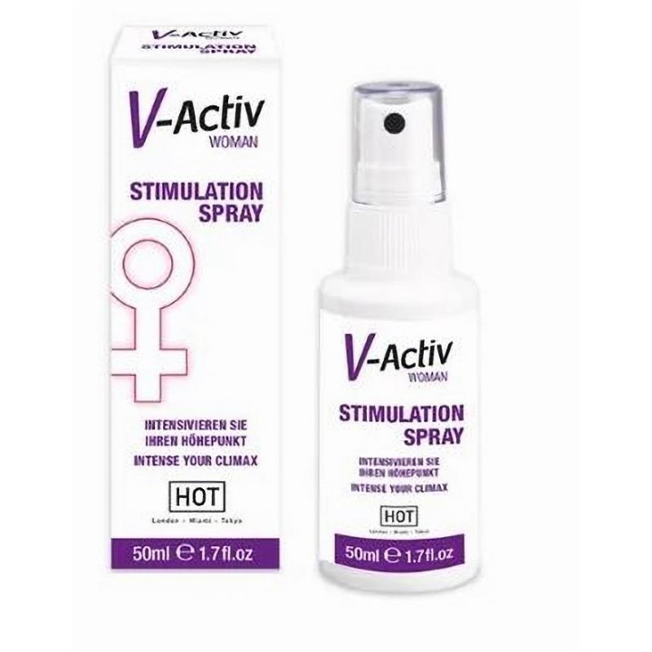 Hot V-Activ Stimulation Spray Estimulante Femenino 50 ml | VibraZon