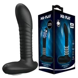Masajeador Prostático con Vibración y Bolas Rotadoras de Mr Play