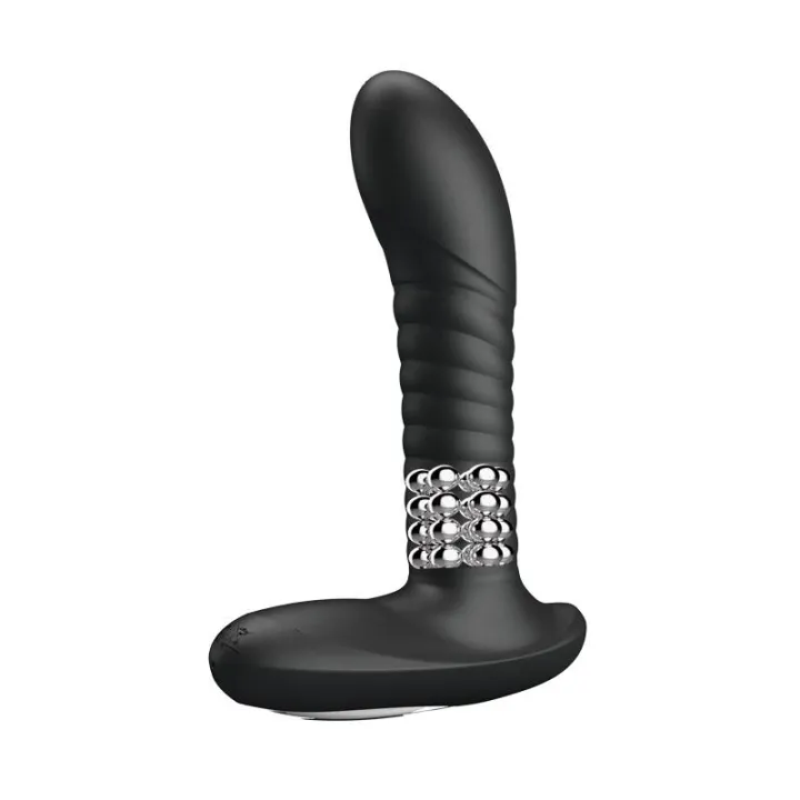 Masajeador Prostático con Vibración y Bolas Rotadoras de Mr Play