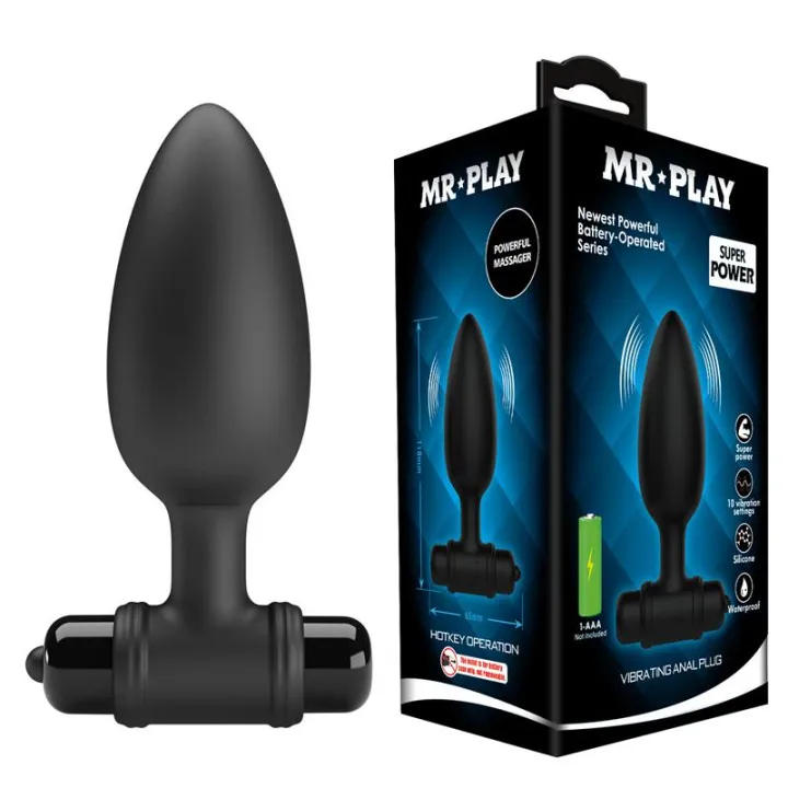 Plug Anal con Vibración de Mr Play