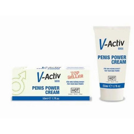 Hot V-Activ Penis Power Crema Potenciadora para Hombre 50 ml | VibraZon