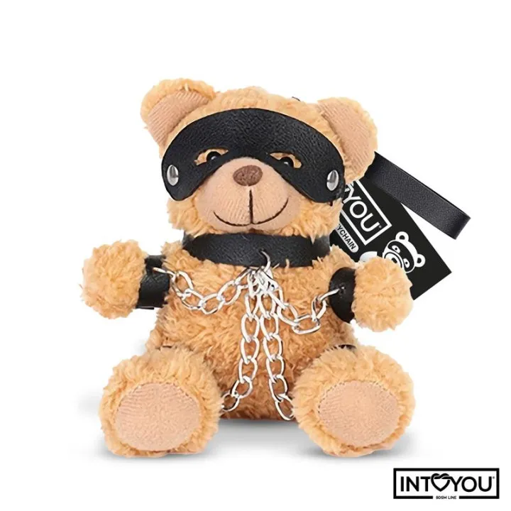 Bubu Llavero de Osito BDSM con Cadenas de Intoyou Bdsm Line