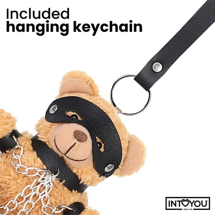 Bubu Llavero de Osito BDSM con Cadenas de Intoyou Bdsm Line