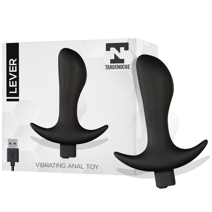 Lever Plug Anal con Vibración USB Silicona de Tardenoche | VibraZon