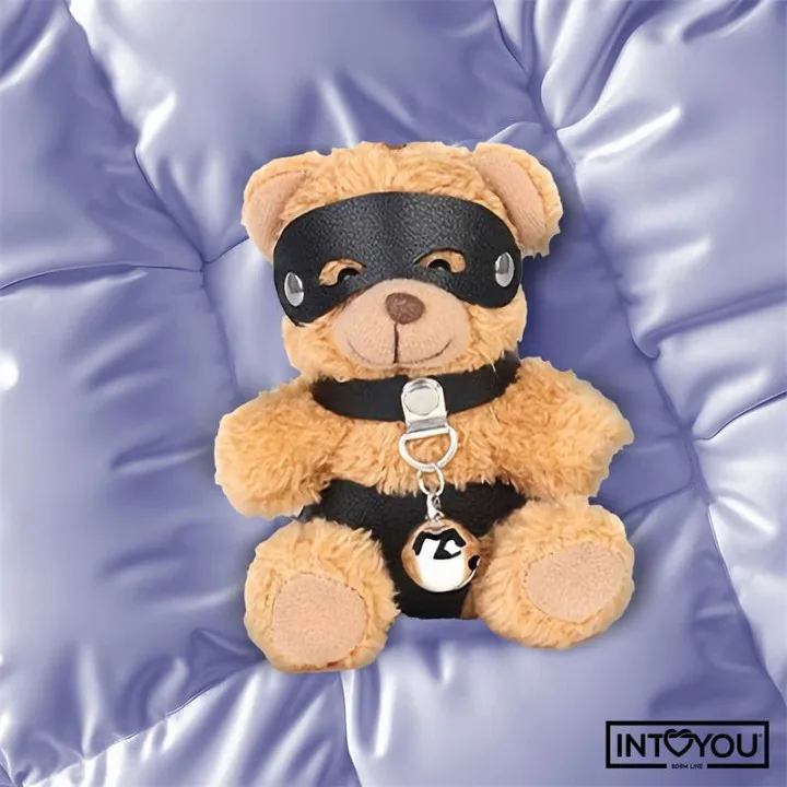 Mimi Llavero de Osito BDSM con Collar y Cascabel de Intoyou Bdsm Line