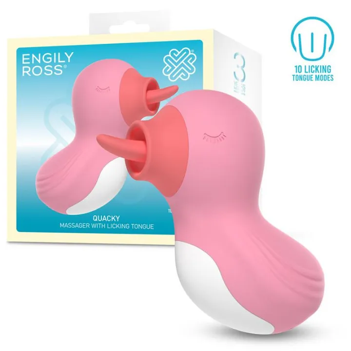 Quacky Masajeador con Lengua Licking de Engily Ross
