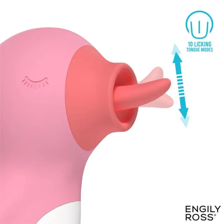 Quacky Masajeador con Lengua Licking de Engily Ross