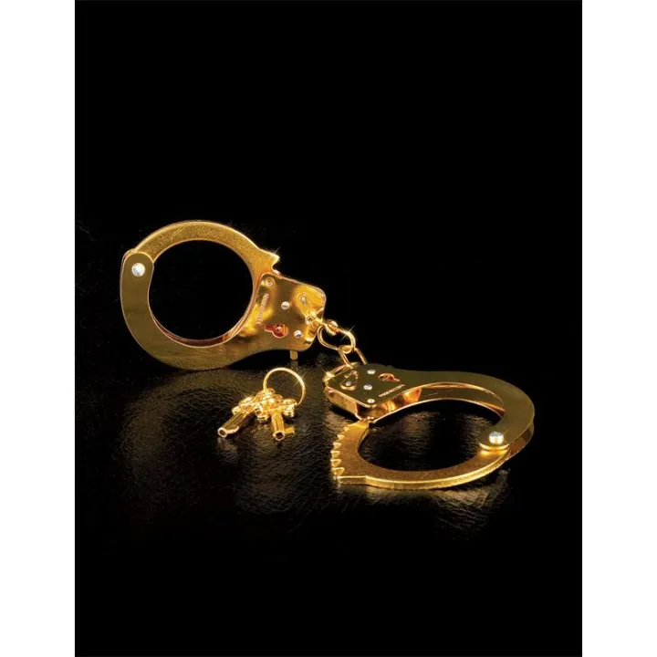 Esposas de Metal Doradas de Fetish Fantasy Gold