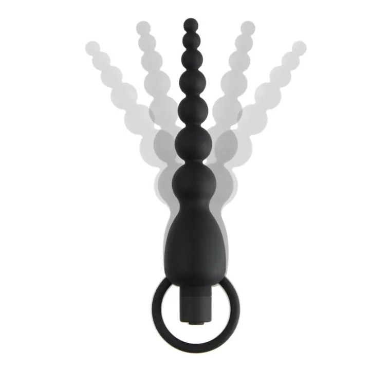Marbe Cadena Anal con Vibración USB Silicona de Tardenoche