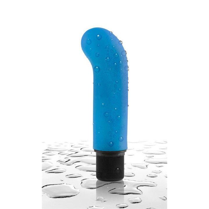 Neon Vibrador Jr. G-Spot Softees Azul | VibraZon